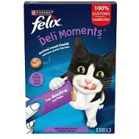 Purina Felix Deli Moments Nourriture Humide Pour Chat Au Canard 11x4x10g