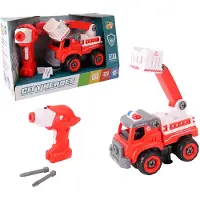 Tachan Camion De Pompiers Télécommandé à Assembler 33 Pièces