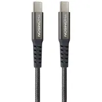 Thomson Câble USB-C vers USB-C 100 W - Charge rapide et transfert de données - Longueur : 1,5 m