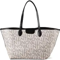 Valentino Cabas beige chiné / bleu pastel / brocart / noir denim