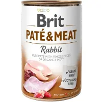 Brit Pate&amp;Meat rabbit - pâtée de lapin pour chiens - 6x400 g