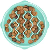 Outward Hound Mangeoire lente pour chiens Slo Bowl Vague XS Menthe