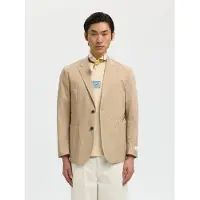 Selected Coupe Classique En Coton Blazer Homme Gris 48