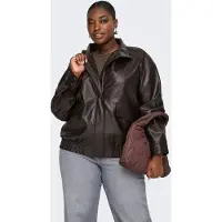 ONLY Veste mi-saison 'CARNew Julia' brun foncé