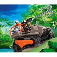 Playmobil Wild Life 4846 - Véhicule À Chenille Et Brigand