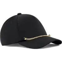 Armani Exchange pour femme. XW002376AF15502UC001 Chapeau de baseball noir (OSFA), Casuel, Coton