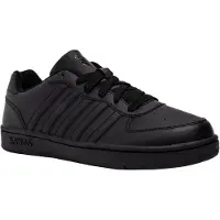 K-Swiss Court Cali Sportschuhe Herren Sneaker sportlicher Schnürer Schwarz Freizeit