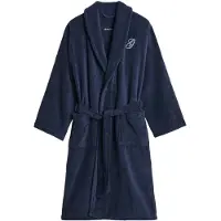 Gant Peignoir court bleu foncé