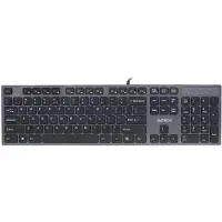 A4Tech KV-300H, Taille complète (100%), filaire, USB, Gris