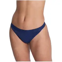 Roxy Shine Moderate Bikini Bottom Bleu M Femme