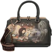 Anekke sac à main sac à épaule bandoulière Dreamverse Bowling Bag Darkbrown marron foncé