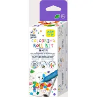 Avenir Kit rouleau de numérotation avec 4 crayons cirés Sous-marin - Haku Yoka, 2 mètres,
