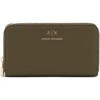 Armani Exchange pour femme. XW000359AF12040U7043 Portefeuille Effet vert (OSFA), Casuel, Polyester