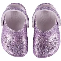 Crocs Sabots enfant Classic Chunky Glitter Clog T filles - Violet - 23 / 24