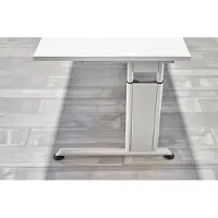 Hjh OFFICE PRO Panneau latéral pour la série MyTable cadre Z argenté