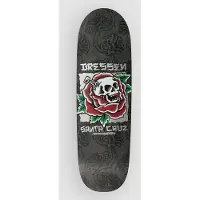 Santa Cruz Planche De Skateboard Dressen Skull Rose Pro Shaped 9.25in X 31.95in
