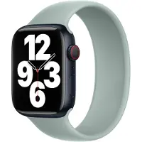 Apple Bracelet Boucle unique en Silicone pour Watch | 44/45/46/49 mm - Taille 6 - Succulent