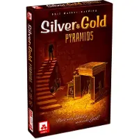 NSV Silver & Gold Pyramids Board Game Marron Enfants