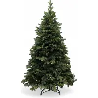XMS-Trees Arbre de Noël artificiel Jasper H210 x Ø134 cm - LED incluse - Aspect naturel et plein - Difficilement inflammable