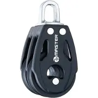 Tersma Double Pulley 40 Mm Argenté
