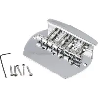 Fazley 10627 chevalet pour basse style Ray, chromé