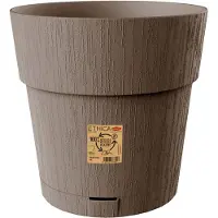 Stefanplast Pot De Fleur Stefanplast Ethica 40 Cm Taupe Avec Réserve D'eau 2 L