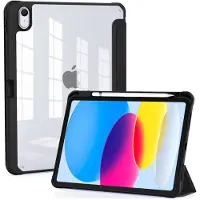 EtuiTab Étui transparent pour crayon pour Apple iPad 10.9 10e génération (2022) / iPad 11 A16 11e génération (2025)