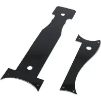 Fazley 10653 set plaque de protection pour guitare double manche (2 pièces)