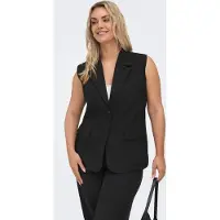 ONLY Carmakoma Gilet de costume 'CARVictoria' noir