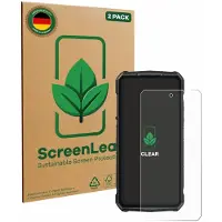 ScreenLeaf Film de protection d'écran, Protection d'écran Écologique, Clear, Anti-Rayures (2 pcs, Ulefone Armor), Téléphone portable : film de protection, Transparent