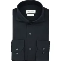 Profuomo Chemise 'Japanese Knitted' bleu marine