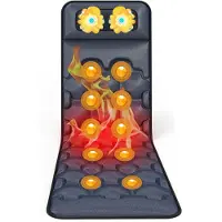 INF Tapis de massage Shiatsu avec chaleur pour tout le corps