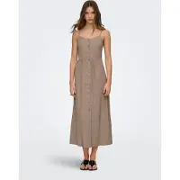 ONLY Robe d’été 'ONLaris' taupe