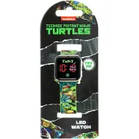 Otto Simon Horloge LED pour enfants TMNT Teenage Mutant Ninja Turtles
