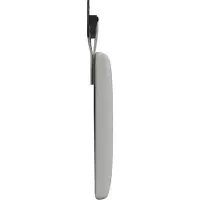 vidaXL Tête de lit suspendue en tissu gris nuage