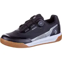 SCOTT - Chaussures de VTT pour pédale plate - Shoe Mtb Volt Evo Flat Boa Black/White pour Homme - Taille 43 - Noir