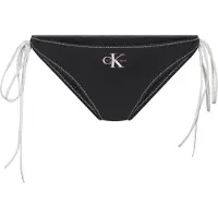 Calvin Klein Underwear Bas de bikini 'CK Monogram' noir / blanc