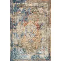 Bamyum Landon Bedruckter Teppich Chenille-Druck Maschinell Hergestellt 80 x 300 cm (300 x 80 cm)