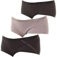 Dim D4c20 Panties 3 Units Noir 40-42 Femme