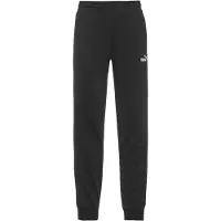 Puma Pantalon de sport 'Ess No. 1' noir / blanc