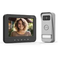 Avidsen Interphone-portier vidéo avec doublede porte et de portail