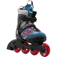K2 Eddie Pro, rollers junior, noir/bleu