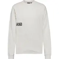 Napapijri T-Shirt 'Lodestar' bleu / noir / blanc naturel