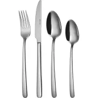 Sola Set de couverts - Couverts en inox 18/10 - Donau - 6 personnes - 24 pièces
