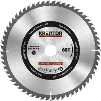 Kreator Lame de scie pour Bois 254 x 30 x 3 mm 60T