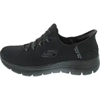 SKECHERS Baskets basses 'Summits - Diamond Dream' gris foncé / noir