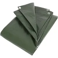 ZILL Bâche de protection 210g/m², 1,5 x 10m, verte, étanche, renforcée