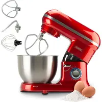 Bourgini Robot de cuisine - Classic Kitchen Chef Rouge - Robot de cuisine - Robot de cuisine capacité 4,5 litres