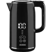 Bourgini Cool Touch Bouilloire numérique - Bouilloire numérique - 1.7 l - fonction maintien au chaud - noir