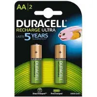 Duracell Piles rechargeables « Duralock » de type stylo 2400 mAh - Blister de 2 pièces